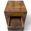 Image 5 : Small Solid-Wood Tabletop Curio Chest with Two Drawers and Cut-Out Pulls, 10x12.25x12.5 in