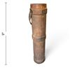 Image 3 : Antique Military Leather Cordite Carrier, Early 20th-Century Naval/Artillery Use, 26 Inches Tall