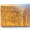 Image 5 : Converted Antique Wood Chopping Block Coffee Table or Bench with Aged Aesthetic, 41x31x23 Inches