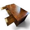 Image 5 : Solid Wood Pedestal Desk with Pull-Out Writing Slides and Drawers, Breaks Down, 60x32x30 in