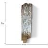Image 2 : Wooden Carved Panel w Figurative Scenes 9.5x39.5"