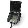 Image 5 : Victorian Metal Coal Scuttle w Ceramic Handle & Gilded Edges 20" Tall