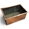 Image 3 : Rectangular Copper Planter Box 22x15x9.5"