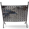 Image 1 : Wrought Iron Firescreen w Scrollwork Design 29x29"