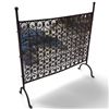 Image 3 : Wrought Iron Firescreen w Scrollwork Design 29x29"