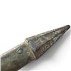 Image 3 : Antique Metal Grounding Rod w Hexagonal Bolt & Spike End 35" Long