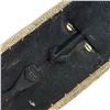 Image 3 : Large Hand-Carved African Tribal Mask with Cowrie Shell Eyes & Woven Border, 43 Inches Long