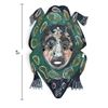 Image 2 : Antique Guerrero Hammered Copper Frog Dance Mask, La Parota Tradition, 15 Inches Long