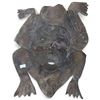 Image 3 : Antique Guerrero Hammered Copper Frog Dance Mask, La Parota Tradition, 15 Inches Long