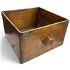 Image 1 : Antique Wooden Grain Measure with Dovetail Construction, Square Open-Top Form, 10.75x13x6.75 in