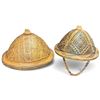 Image 3 : Set of Three Tausug Saruk Nituh Nito-Woven Salakot Hats, Sulu Archipelago, Philippines