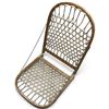 Image 2 : Vintage Sno-Shu Folding Wood & Rawhide Canoe Chair, Snowshoe Style, 23 x 15 Inches, Portable Seat