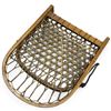 Image 3 : Vintage Sno-Shu Folding Wood & Rawhide Canoe Chair, Snowshoe Style, 23 x 15 Inches, Portable Seat