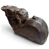 Image 3 : African Carved Wood Decorative Panels & Figural Horse-Head Vessel, Geometric Designs, 11 Inch Horse
