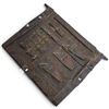 Image 4 : African Carved Wood Decorative Panels & Figural Horse-Head Vessel, Geometric Designs, 11 Inch Horse