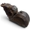 Image 6 : African Carved Wood Decorative Panels & Figural Horse-Head Vessel, Geometric Designs, 11 Inch Horse
