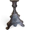 Image 3 : Ornate Bronze Floor Lamp w Decorative Base & Brass Socket 37" Tall