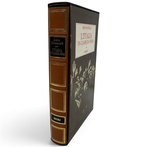 L'Italia in Camicia Nera by Indro Montanelli Rizzoli 1976 First Edition Italian Fascism History
