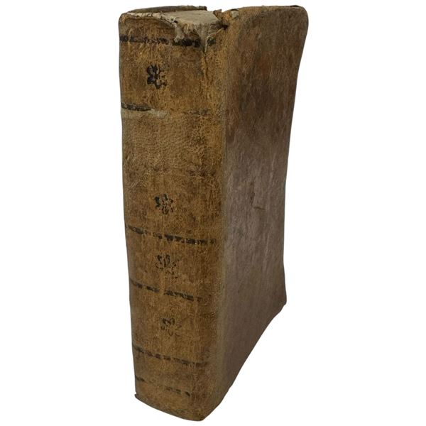 1789 La Journée du Chrétien French Prayer Book Pyras & Scot w/ Pressed Four-Leaf Clover