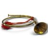 Image 2 : Brass Hunting Horn w Red Decorative Cord Full Size