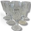 Image 1 : Set of 6 Cut Crystal Wine Glasses