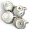 Image 3 : 6 English Bone China Teacup & Saucer Sets, Duchess, Queen Anne & Delphine, Floral Gold Trim Vintage.