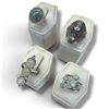 Image 2 : 4 New Rings * all stamped .925 * (Peruvian Blue Opal, Larimar, Blue Topaz Crystal & Moonstone) Longe