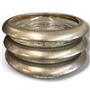 Image 2 : Silverplate & Triple Plate Victorian Style Tea Set, Vase & Coasters