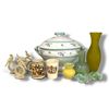 Image 1 : Collection of Decorative Ceramics & Glassware by Alfred Meakin, Haviland & Others