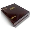 Image 1 : Vintage Wooden Book-Form Storage Box, Brass Hinges & Plate, 14 x 12 x 4 Inches, Decorative Keepsake.