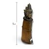 Image 4 : Collection of Carved Wooden & Woven Tribal Artifacts w Figurines Tallest is 11"