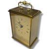 Image 1 : Swiza Quartz Brass Carriage Clock Swiss Made 6" Tall