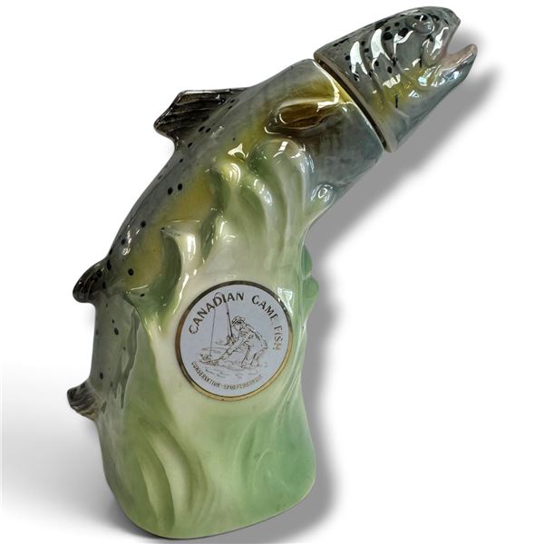 Canadian Game Fish Liquor Bottle by James B. Beam Regal 1976