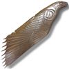 Image 1 : Craig Voisin Carved Wood Eagle Wall Sculpture, Abalone Eye, Signed 1991 Vancouver BC, 40 x 11 Inches