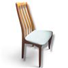 Image 3 : Teak Mid-Century Modern Extension Dining Table & 6 Chairs, Made in Thailand, 2x 19.5 Inch Leaves Set