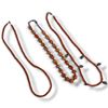 Image 2 : 3 Coral Bead Necklaces * Two 24" Indian Coral 5mm Bead Necklaces & One 19" Moroccan 9mm Tube Coral N