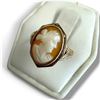 Image 2 : Vintage 10KT Gold "Birks Dingwall" Cameo Ring - Size 5 - Face of the ring is 11 x 14mm (Total weight