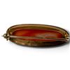 Image 2 : Antique 10 KT Gold Peach Coral Brooch - 3.7mm x 32mm (Total weight: 3.47 grams)