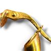 Image 2 : Single 14 KT Gold Earring - Total weight: 1.15 grams