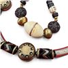 Image 3 : Group of 5 Distinctive Necklaces - Wide Variety of Metal & Natural Bead Materials