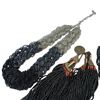 Image 3 : Group of 4 Seed Bead Necklaces with Accent Beads