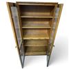 Image 4 : Wooden Cabinet W Glass Doors & Shelves 30x13x60"