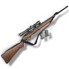Image 1 : Winchester Cooey Model 64 .22 LR Semi-Auto Rifle, Weaver K4 Scope, 2 Magazines, Made in Canada, Wood