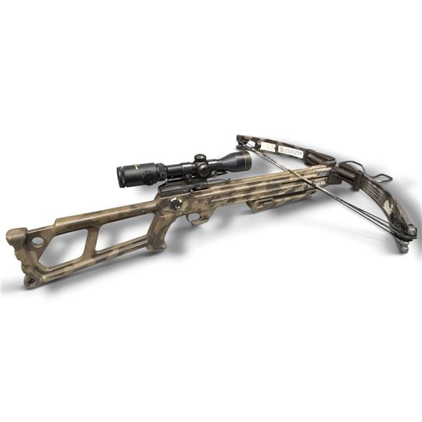 Horton Yukon SL Crossbow w Excalibur Scope, Camouflage Finish, 150 lb Draw Weight, Hunting Model.