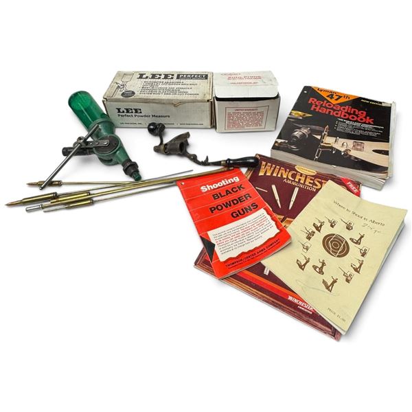 Lee Perfect Powder Measure & Auto-Prime Reloading Tools, Lyman 47th Handbook & Guides