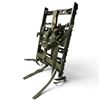 Image 2 : WWII British 1944/1945 Pattern Man Pack Carrier, Aluminum Frame & Web Straps (3.4 lb.)