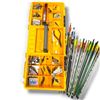 Image 4 : Crossbow Bolt & Archery Accessory Lot, Carbon Bolts, Broadheads, Field Points, Nocks & Storage Cases