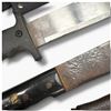 Image 2 : 2 Large Machetes with Sheaths, Serrated Sawback & Traditional Blades, Hunting & Outdoor Tools