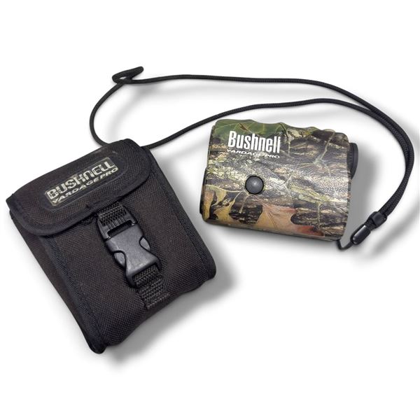 Bushnell Yardage Pro Laser Rangefinder, Camo Body, Model 20-1319 with Black Carry Case