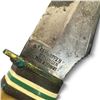 Image 3 : Anton Wingen Jr. Original Buffalo Skinner Knife, Stag Handle & Leather Sheath, Solingen West Germany